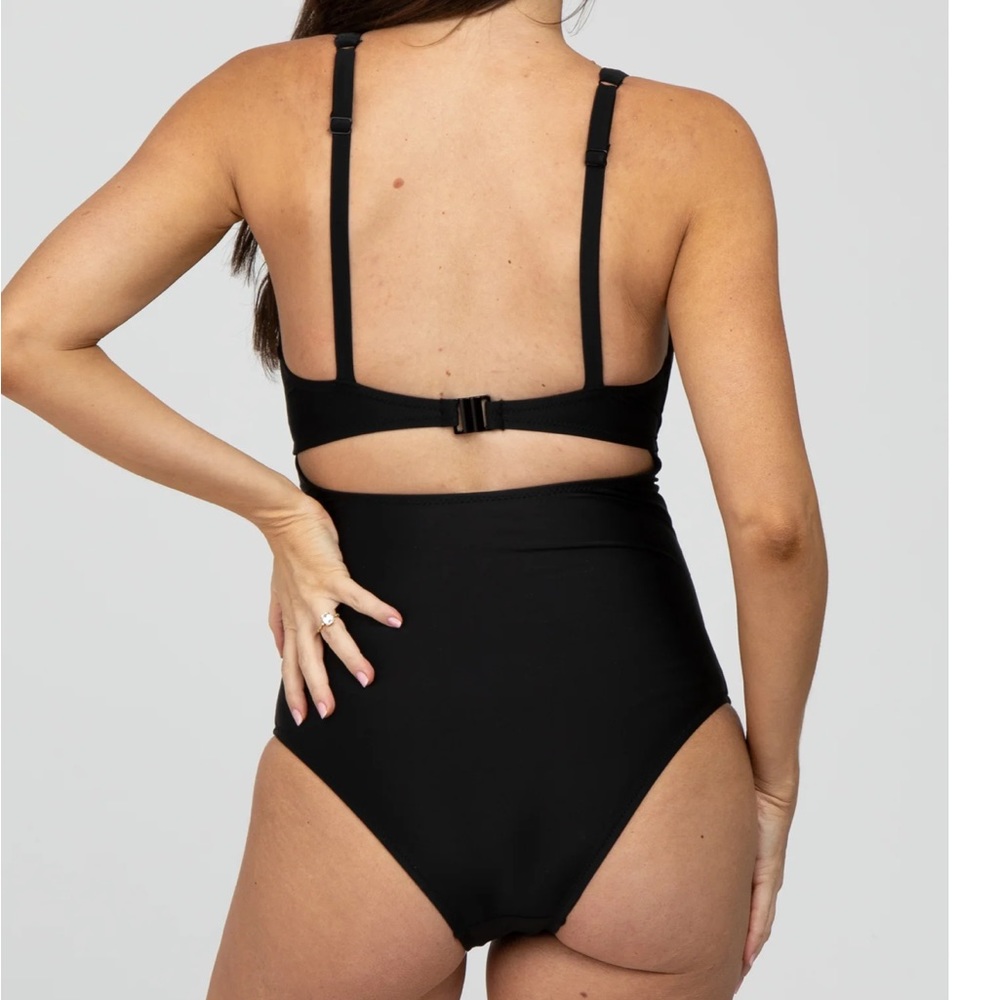 Pinkblush maternity one piece bathing suit size small - Picture 3 of 5
